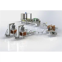 Premade poseemballage og palleteringslinje